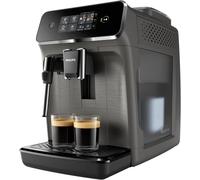 Philips 2200 series Série 2200 Noir / Gris perle EP2224/10 Machine expresso broyeur, 2 boissons, mousseur lait