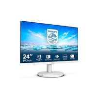 Philips "V Line 241V8AW/00 écran plat de PC 60,5 cm (23.8"") 1920 x 1080 pixels Full HD LCD Blanc Moniteur " , EEC: E