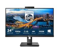 Philips 243B1JH Moniteur 24'' avec webcam Moniteur professionnel Full HD de 24 pouces avec station d’accueil USB-C intégrée, alimentation jusqu’à 100