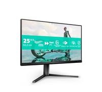 Philips 24B2U3301D 24 Pouces WUXGA Moniteur, 100 Hz, Dalle IPS, 4 ms GtG, synchronisation adaptative, réglage de la Hauteur, Haut-parleurs (1920 x 1200 HDMI, 1 x 1.4 DP, hub USB) Noir