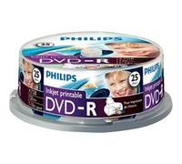 Philips - 25 x DVD-R - 4.7 Go 16x - surface imprimable - spindle G
