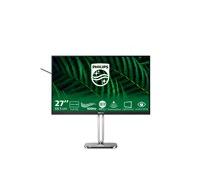 Philips 27B2G5200 - Moniteur Full HD 27 Pouces, réglable en Hauteur, Haut-parleurs, Adaptive Sync (1920x1080, 75 Hz, 1x D-Sub, 1x HDMI 1.4, 1x DisplayPort 1.2, Hub USB) foncé/Gris
