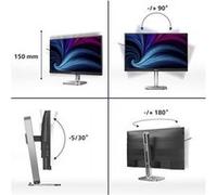 Philips 27B2U4601 - 4000 Series - écran LED - 27" - 2560 x 1440 QHD @ 120 Hz - IPS - 1500:1 - HDMI, 2xDisplayPort, USB-C - haut-parleurs - Charbon Charbon