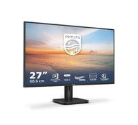 Philips 27E1N1300A - Moniteur FHD 27 Pouces, 100 Hz, IPS, 1 ms, Alimentation USB-C, Haut-parleurs, Mode LowBlue, FlickerFree (1920 x 1080, 250 CD/m², HDMI 1.4 / USB-C) Noir