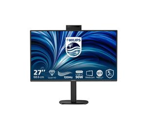 PHILIPS 27p 2560x1440 120Hz IPS Flat H/A 150 MM USB C DOCKING DISPLAY 90W Daisy chain with 27B2N3500J Smart Link Sync