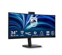 Philips 34B2U3600CH - 3000 Series - écran LED - incurvé - 34" - 3440 x 1440 WQHD @ 120 Hz - VA - 300 cd/m² - 3500:1 - HDR10 - 4 ms - HDMI, DisplayPort, USB-C - haut-parleurs - noir texturé Noir textur