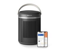 Radiateur soufflant connecté économe en énergie Philips série 3000 2000W, jusqu'à 50% d'économies d'énergie avec Eco AI, silencieux, 5 fonctions de sécurité, oscillation à 45°, gris foncé (CX3120/01)