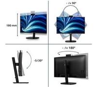 Philips 32B2U3601H - 3000 Series - écran LED - 32" (31.5" visualisable) - 2560 x 1440 QHD @ 100 Hz - IPS - 1000:1 - HDMI, DisplayPort, USB-C - haut-parleurs - noir Noir G