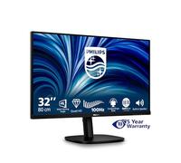 Philips 32B2U3601H 31,5 Pouces WQHD Moniteur, 100 Hz, Dalle IPS, 4 ms, synchronisation adaptative, réglage de la Hauteur, Haut-parleurs, Webcam Hello (2560 x 1440 HDMI 1 x 2.0 DP USB Hub) Noir