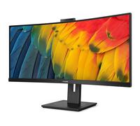 Philips 34B1U5600CH - 5000 Series - écran LED - incurvé - 34" - 3440 x 1440 WQHD @ 120 Hz - VA - 350 cd/m² - 3000:1 - 4 ms - HDMI, DisplayPort, USB-C - haut-parleurs - noir texturé