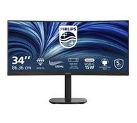 Philips 34B2N3500C - 3000 Series - écran LED - incurvé - 34" - 3440 x 1440 WQHD @ 120 Hz - VA - 3500:1 - HDR10 - 2xHDMI, DisplayPort - haut-parleurs - noir Noir
