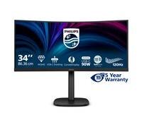 Philips Écran PC 3000 Series 34B2U3600C/00 34" 3440 x 1440 Wide Quad HD LCD Noir