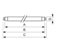 PHILIPS 3617V TUBE LINÉAIRE TL-D COLORE 36W VERT