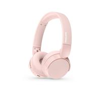 Philips TAH4209PK Casque sans Fil Supra-aural Bluetooth léger, Isolation phonique Passive, 55 Heures d’autonomie, Son Naturel, appels clairs, Basses dynamiques, Recharge en 2 Heures Via USB-C - Rose