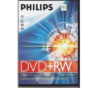 Philips - 5 x DVD+RW - 4.7 Go 1x - 4x - boîtier plat pour DVD vidéo