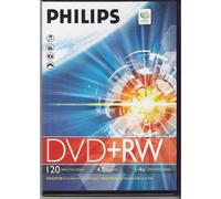 Philips - 5 x DVD+RW - 4.7 Go 1x - 4x - boîtier plat pour DVD vidéo