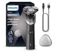 Philips 5000X Series - Rasoir électrique 100 pourcent étanche, technologie SkinProtect, tête flexible à 360°, 1 h de charge / 5 min - Charge rapide, capot de protection argenté, modèle X5004/00