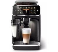 PHILIPS machine à café grain 5400, 12 boissons, carafe LatteGo, Noir | Carafe LatteGo facile à nettoyer, écran intuitif, Expresso broyeur avec 4 profils utilisateur, broyeur céramique (EP5441/50)