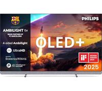 TV OLED+ Ambilight Philips 55OLED910 139 cm 4K UHD 2025 Gris métal