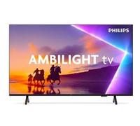 Philips 55PUS8550 - Classe de diagonale 55" TV LCD rétro-éclairée par LED - QLED - Smart TV - TITAN OS - 4K UHD (2160p) 3840 x 2160 - HDR - noir mat Noir mat