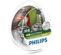 Philips 681224 LongLife EcoVision H4, 12 V, 60/55W, Set de 2 G