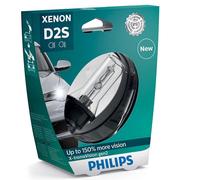 Philips Xenon X-Tremevision Gen2 D2S, Ampoule Xénon Pour Éclairage Automobile, Jusqu'À 150% De Luminosité En Plus, Lot De 1