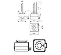 PHILIPS 85415WHV2C1 Ampoule xénon