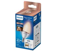 Ampoule LED bougie connectée PHILIPS - WIZ - EyeComfort - dimmable - 4,9W - 470 lumens - E14 - 93207 G
