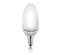 Philips 929689673504 Softone Flamme Lisse B43 12 W E14 WW 1BL ampoule à Economie d'énergie 230V