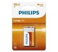 Philips 9V Block Zinc Chloride 6F22 Blister de 1