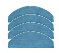 PHILIPS Accessoires pour aspirateur Robot 7000, Lot de 4 serpillères | 4 chiffons microfibre, Lavables & réutilisables, pour aspirateurs XU7100/01, XU7100/02, XU7000/01, XU7000/02 (XV1470/00)