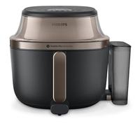 Philips Friteuse sans huile Airfryer NA547/07 Série 5000 vapeur 7,2 L Noir/cuivre