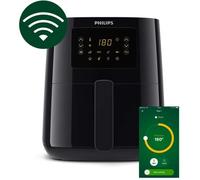 Philips Airfryer Essential, commande par application, 0,8 kg, 4 portions, 13-en-1. écran tactile, noir (HD9255/90)