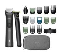 Philips Multigroom série 9000 Tondeuse tout-en-un 19 accessoires + rasoir OneBlade pour hommes - ensemble tondeuse/rasoir pour barbe, cheveux et corps, 27 hauteurs de coupe (0,2-20 mm), MG9556/15