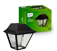 Philips – Demi applique murale extérieure Alpenglow – nécessite une ampoule E27 max 60W – Noir