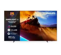 Philips Ambilight 55OLED760 4K OLED Smart TV - Écran 55 Pouces avec P5 AI Perfect Picture Engine Ultra HD, Titan OS, Dolby Vision et Atmos Sound - Compatible Alexa et Assistant Vocal Google