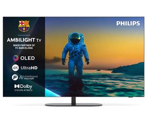 Philips Ambilight 55OLED810/12 TV 139,7 cm (55 ) 4K Ultra HD Smart TV Wifi Gris