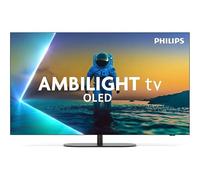 Philips Ambilight 55OLED820 4K OLED Smart TV Écran de 55 pouces avec P5 AI Picture, Google TV, Dolby Vision et Son Dolby Atmos Fonctionne avec Alexa et Google Assistant