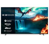 Philips Ambilight 65MLED810 Mini LED 4K Smart TV - Écran 65 Pouces avec P5 Perfect Picture Engine Ultra HD, Titan OS, Dolby Vision et Son Dolby Atmos