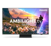Philips TV 65PUS8600/12 : Écran 65" (165cm) QLED 4K Ultra HD 3840x2160 60Hz, Smart TV Titan OS, Wi-Fi 5, HDMI 2.1, Ambilight 3 faces, Gris