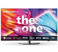 Philips Ambilight 65PUS8909 Smart TV LED 4K - Écran 65 Pouces avec Plate-Forme Pixel Precise Ultra HD Titan OS et Son Dolby Atmos, Fonctionne avec l’Assistant Vocal Alexa et Google - Gris Anthracite
