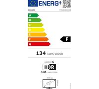 Philips Ambilight 75OLED820 4K OLED Smart TV Écran de 75 pouces avec P5 AI Picture, Titan TV, Dolby Vision et Son Dolby Atmos Fonctionne avec Alexa et Google Assistant