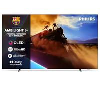 Philips Ambilight 77OLED760 4K OLED Smart TV - Écran 77 Pouces avec P5 AI Perfect Picture Engine Ultra HD, Titan OS, Dolby Vision et Atmos Sound - Compatible Alexa et Assistant Vocal Google