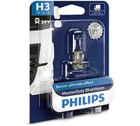 PHILIPS MasterDuty BlueVision H3 Ampoule feu de route 24V 70W PK22s Feu de Route