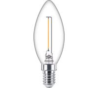 Philips Ampoule Flamme Transparente À Filament 15w B35 E14