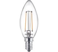Philips Ampoule Flamme Transparente À Filament 25 W B35 E14 X 2