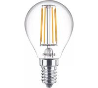 Philips Ampoule Flamme Transparente À Filament 40 W P45 E14 X 2