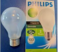 Philips Ampoule Halogène Classique Mat E27 230V 70W= 100W 1200 Lumen Dimmable