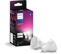 Ampoule LED connectée PHILIPS Hue White & Colors GU10 x2
