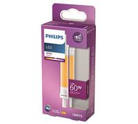 Philips ampoule LED Crayon R7S 60W 118mm Blanc Neutre, Verre